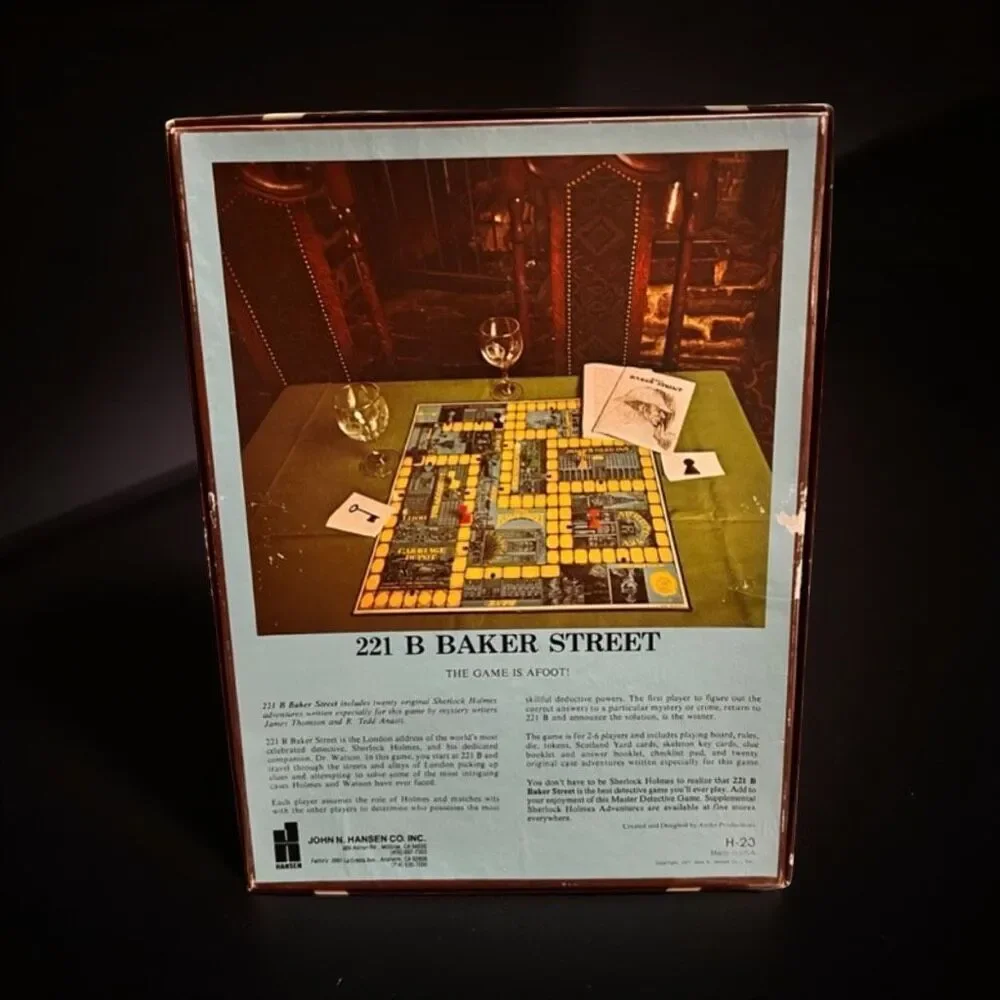 221B Baker Street The Master Detective Game Complete